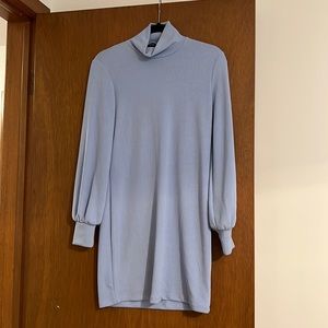 Any blue turtle neck sweater dress XS worn once